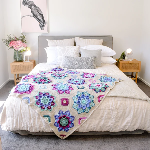 Floral Dreams-Decke – CAL-Garnpaket