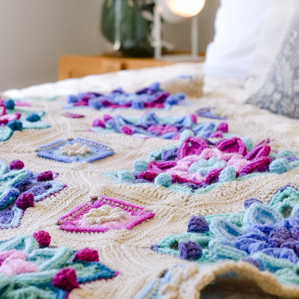 Floral Dreams-Decke – CAL-Garnpaket