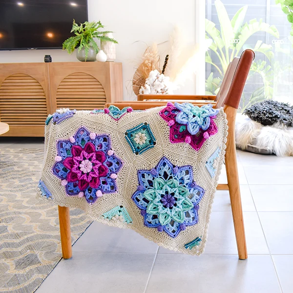 Floral Dreams-Decke – CAL-Garnpaket