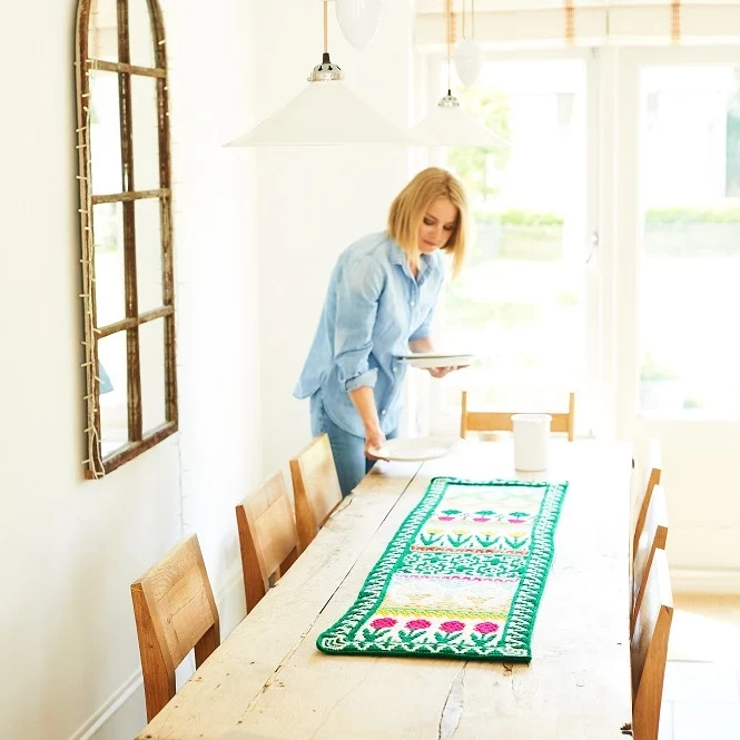 Letitias „Garden Table Runner“ CAL – Garnpaket