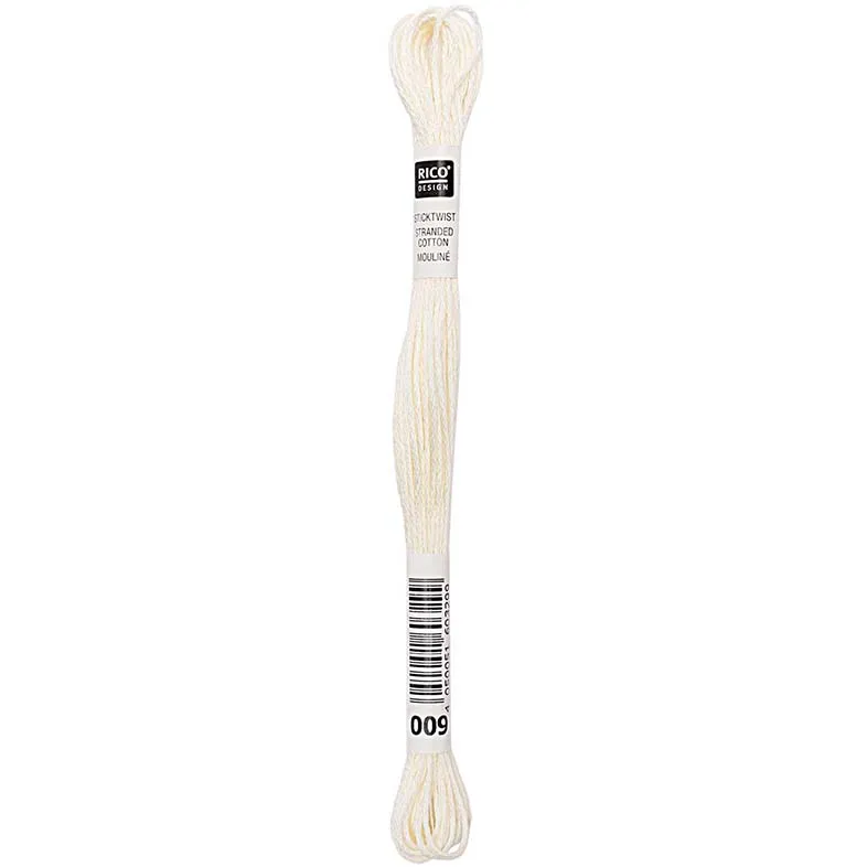 Rico Sticktwist Stickgarn 8 m 009 Hellgelb