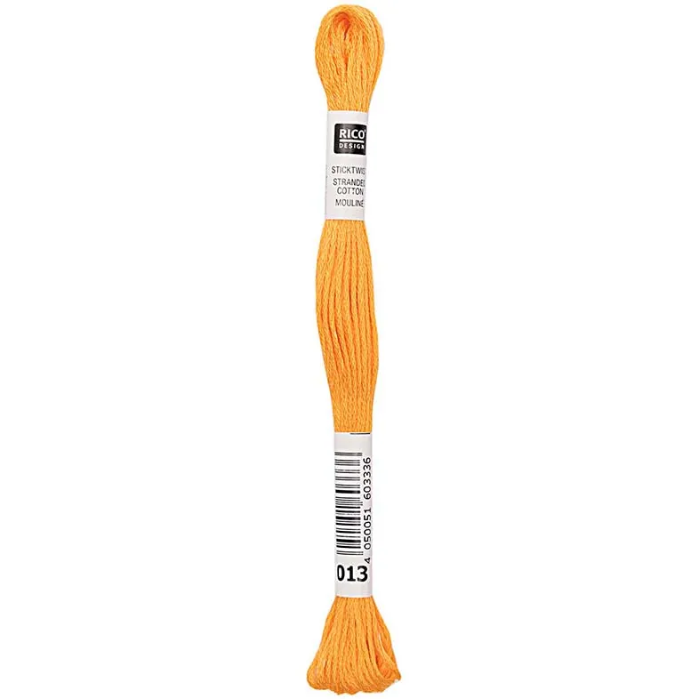 Rico Sticktwist Stickgarn 8 m 013 Hellgelb