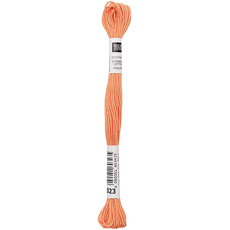 Rico Sticktwist Stickgarn 8 m 023 Terrakotta