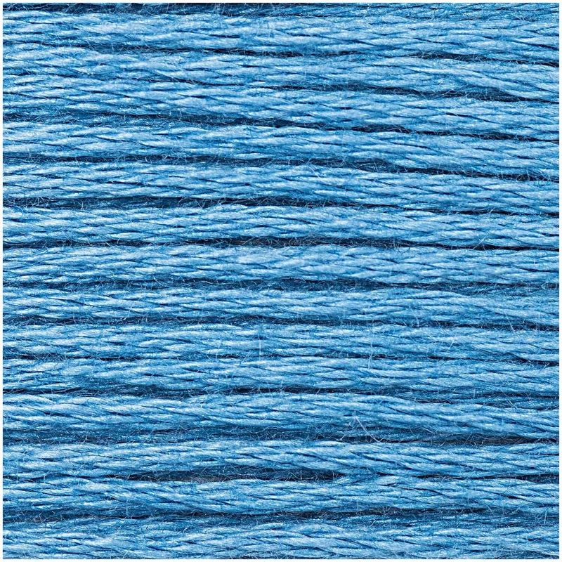 Rico Sticktwist Stickgarn 8 m 123 Blau