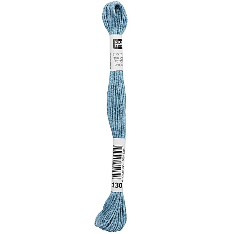 Rico Sticktwist Stickgarn 8 m 130 Smoke Blue