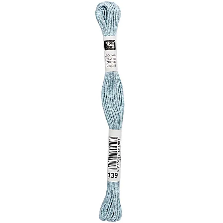 Rico Sticktwist Stickgarn 8 m 139 Ocean