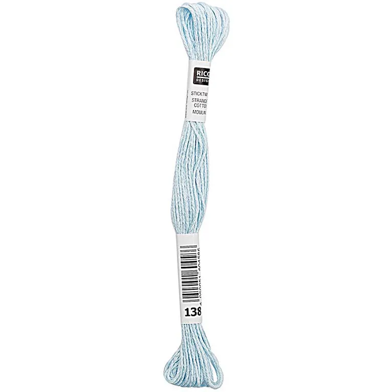 Rico Sticktwist Stickgarn 8 m 138 Ocean