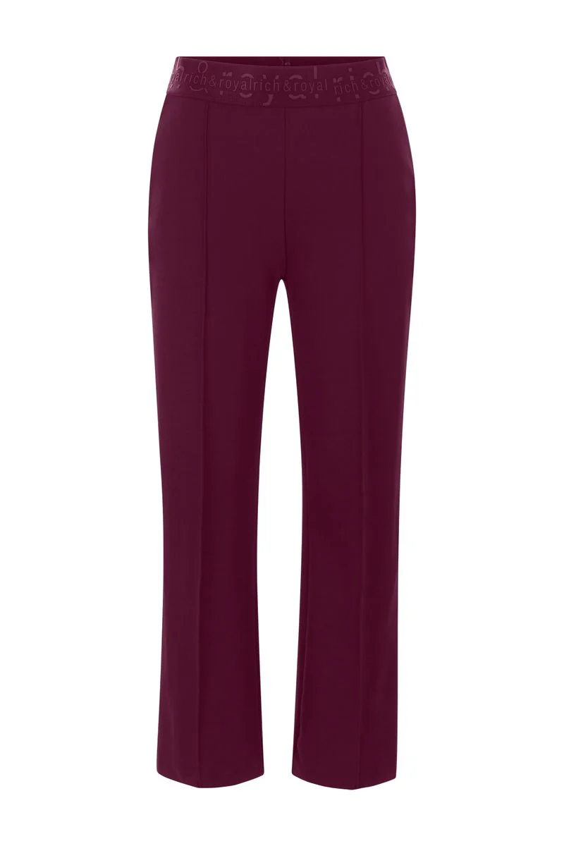 Wide Pants With Elastic Tape