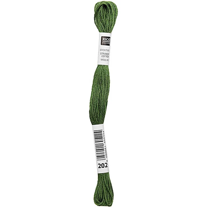 Rico Sticktwist Stickgarn 8 m 202 Grün