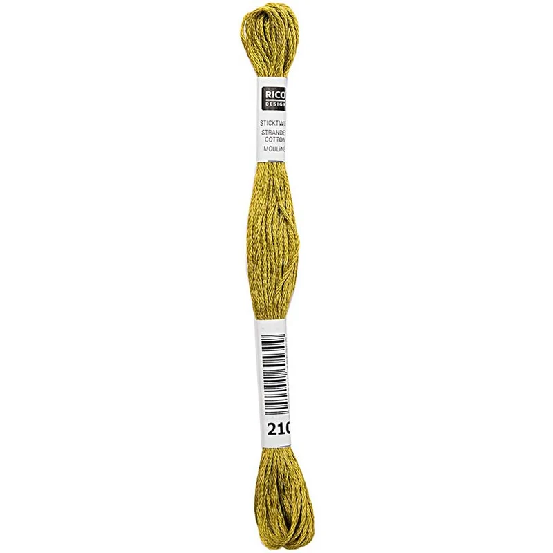 Rico Sticktwist Stickgarn 8 m 210 Olivgrün