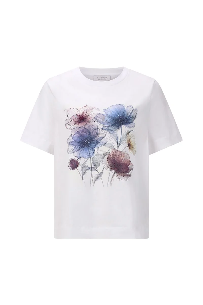 Easy Fit T-Shirt Flowers