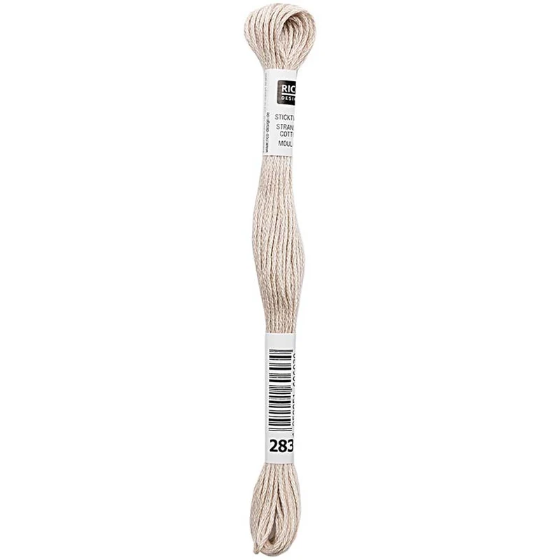 Rico Sticktwist Stickgarn 8 m 283 Stone Grey