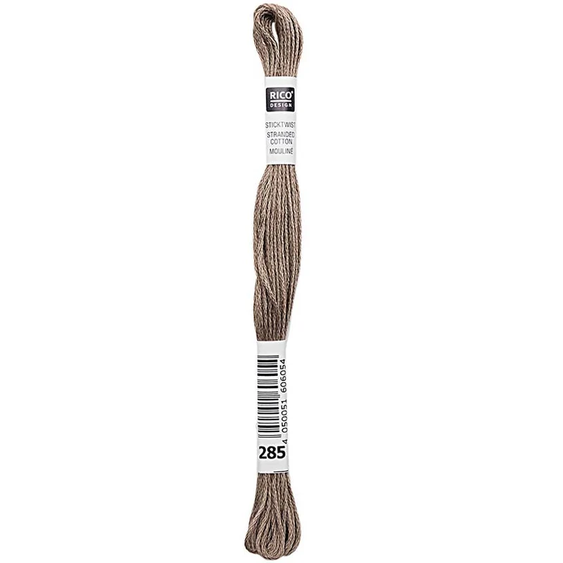 Rico Sticktwist Stickgarn 8 m 285 Stone Grey