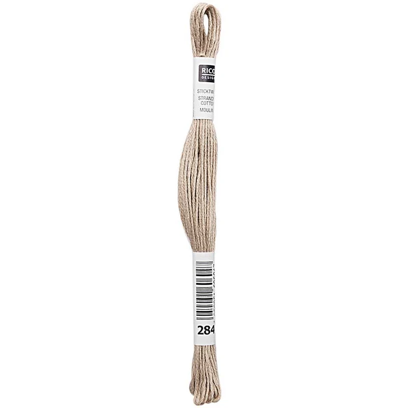 Rico Sticktwist Stickgarn 8 m 284 Stone Grey