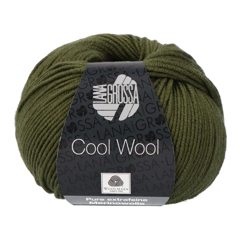 Lana Grossa Cool Wool 2042 Dunkeloliv