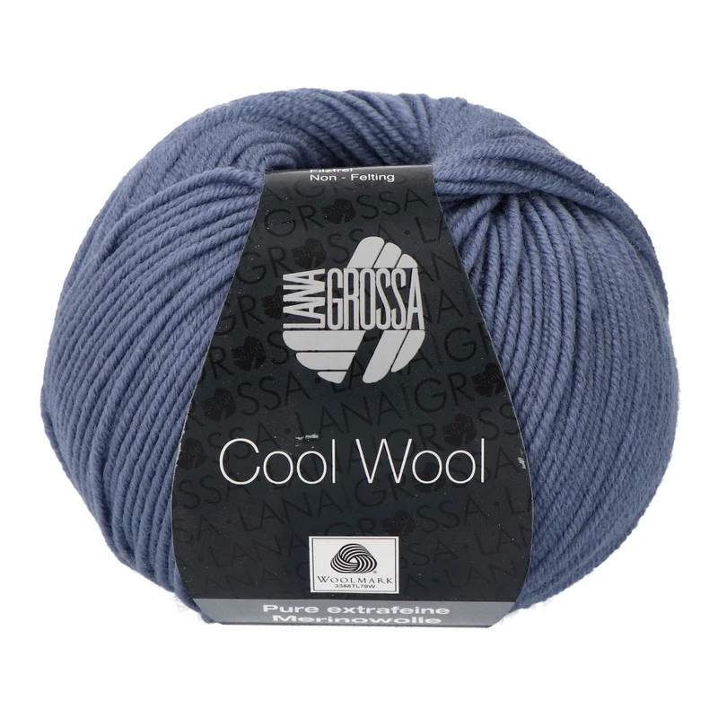 Lana Grossa Cool Wool 2037 Graublau