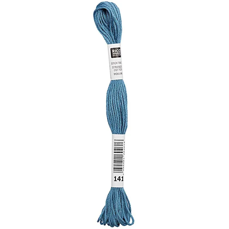 Rico Sticktwist Stickgarn 8 m 141 Ocean