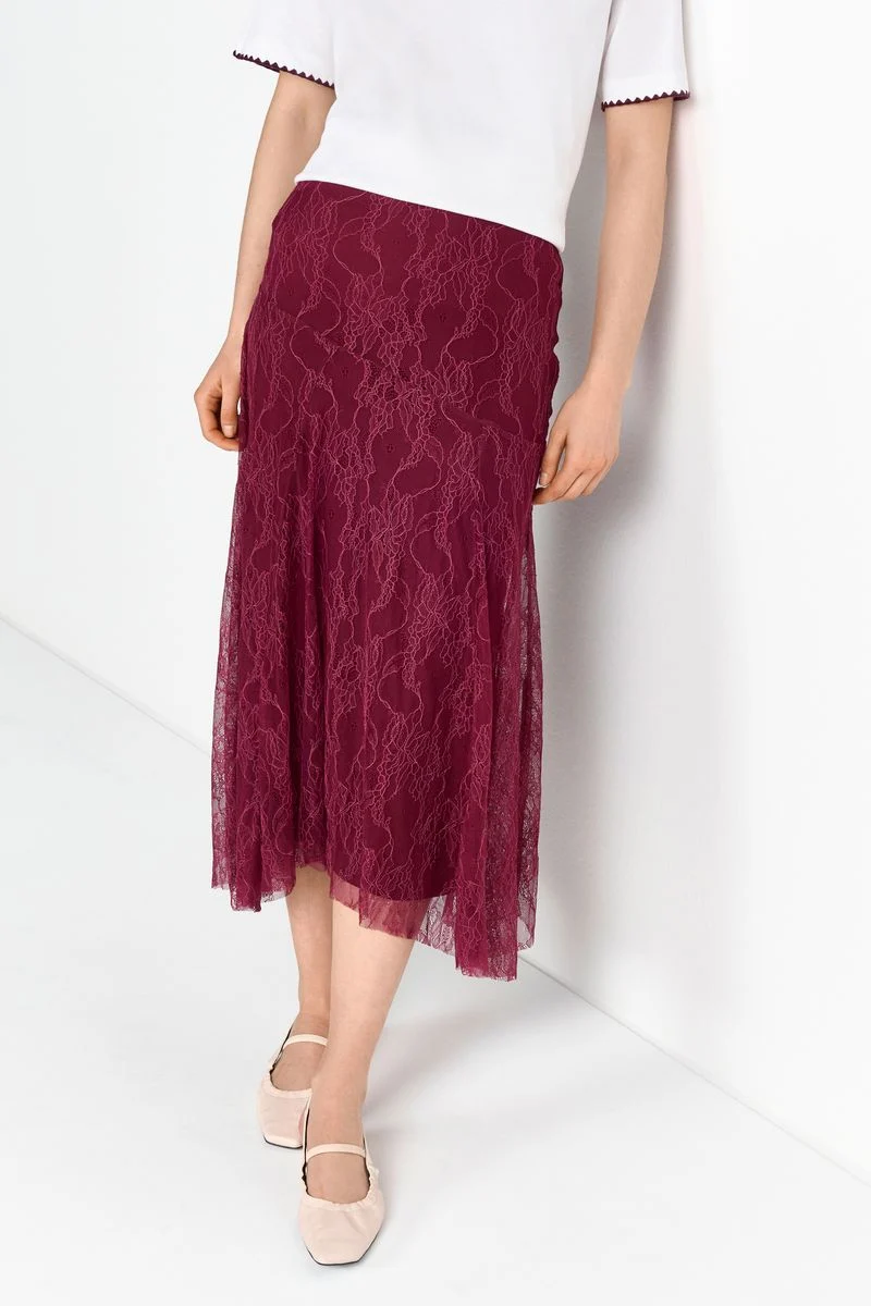 Lace Midi Skirt