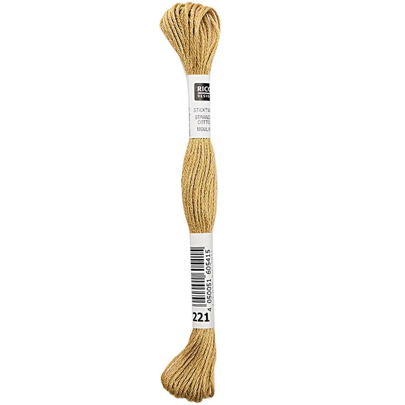 Rico Sticktwist Stickgarn 8 m 221 Hay Green