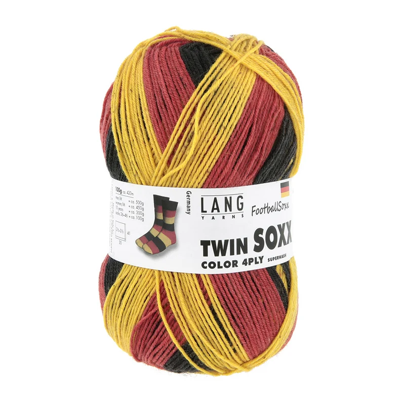 Lang Yarns Twin Soxx 4-fädig FootballSoxx 909 0596 Deutschland