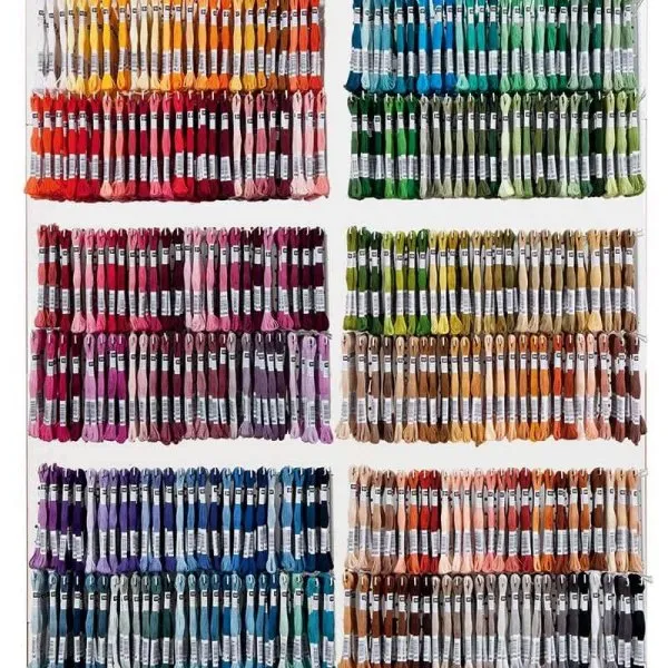 Rico Sticktwist Stickgarn 8 m 038 Rot