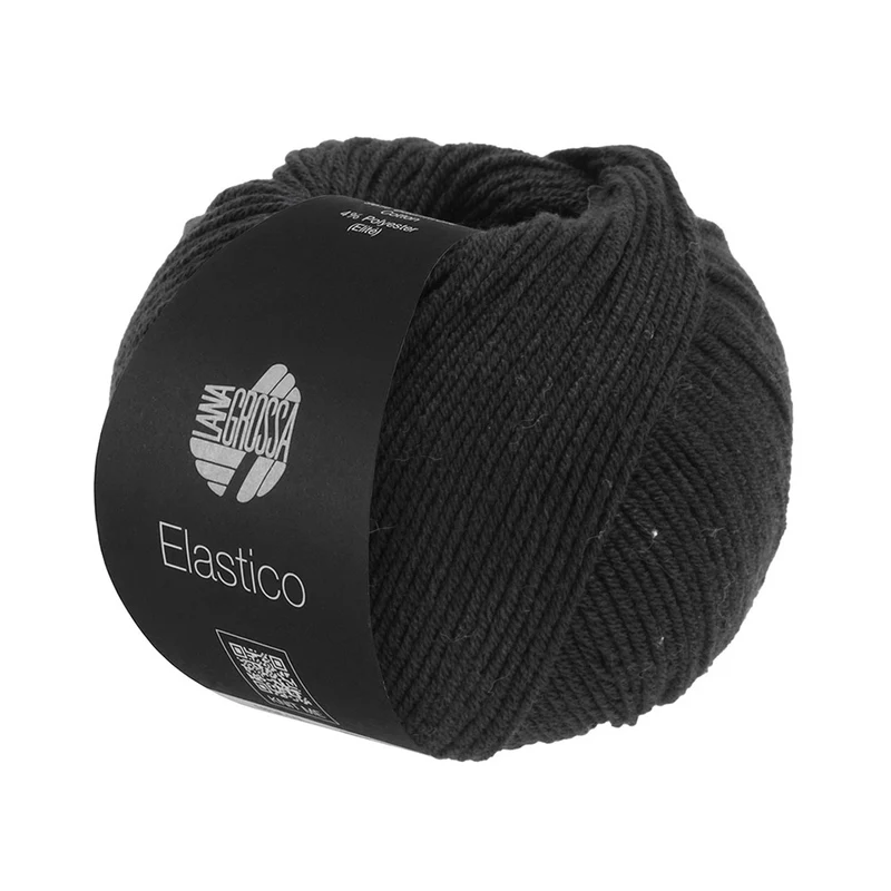 Lana Grossa Elastico 024 Schwarz