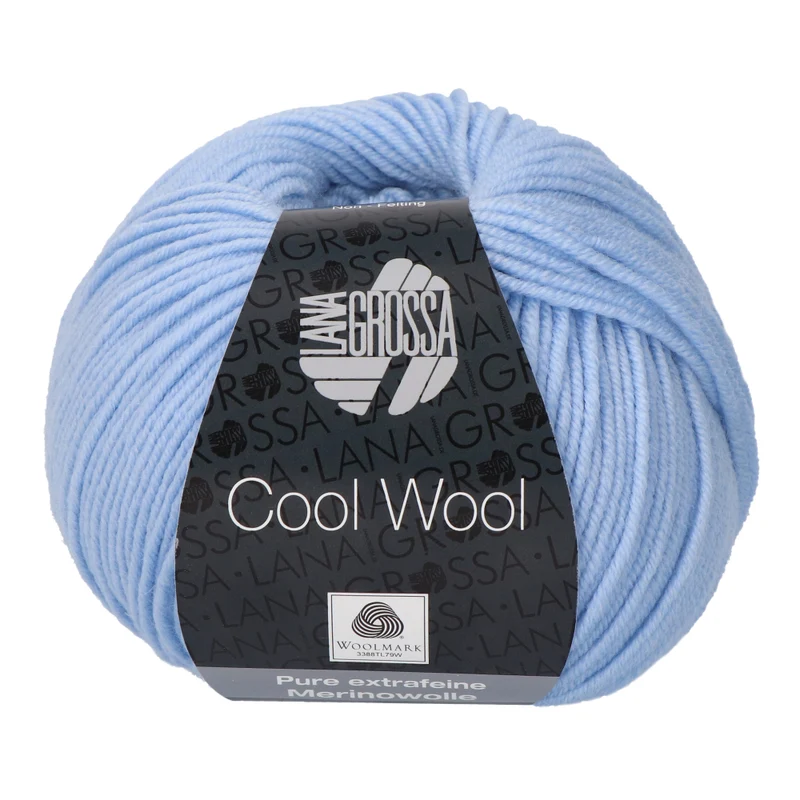 Lana Grossa Cool Wool 430 Hellblau