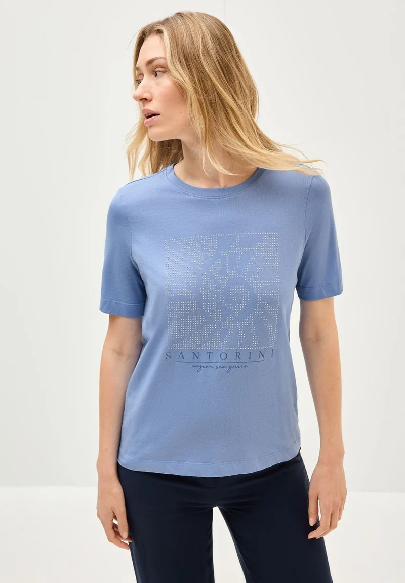 Shirt mit Schmucksteinen