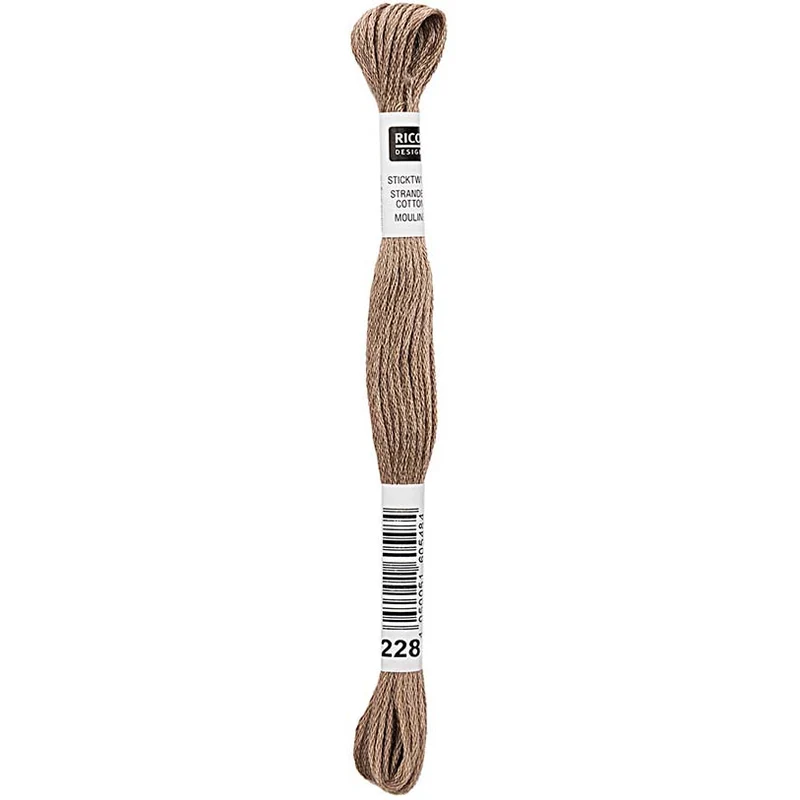 Rico Sticktwist Stickgarn 8 m 228 Beige