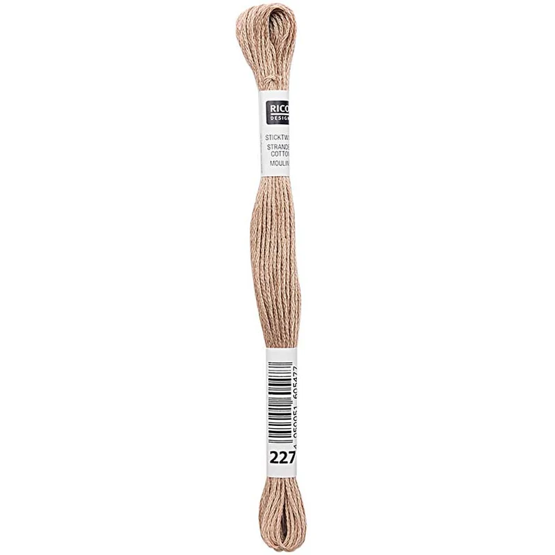 Rico Sticktwist Stickgarn 8 m 227 Beige
