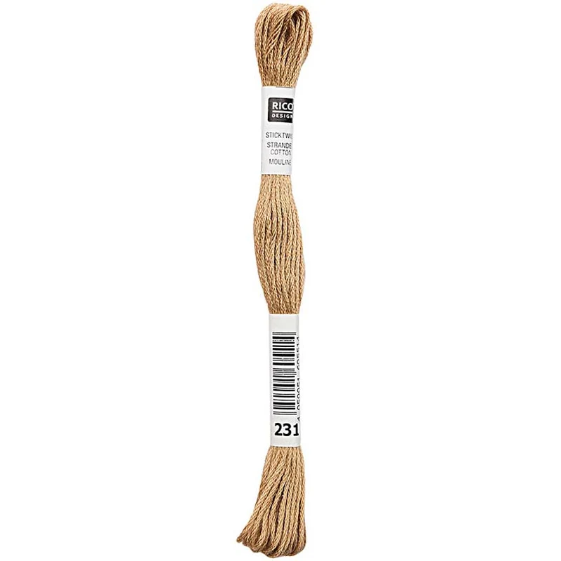 Rico Sticktwist Stickgarn 8 m 231 Sand