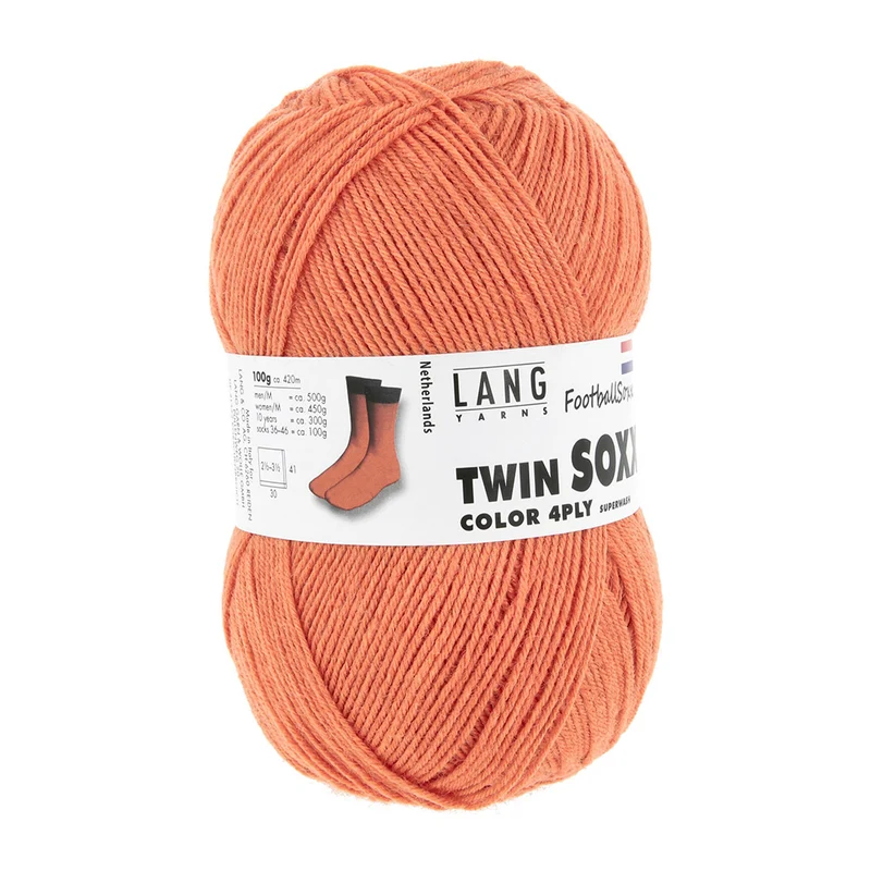 Lang Yarns Twin Soxx 4-fädig FootballSoxx 909 0599 Niederlande