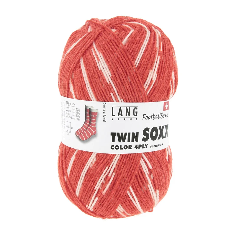 Lang Yarns Twin Soxx 4-fädig FootballSoxx 909 0602 Schweiz