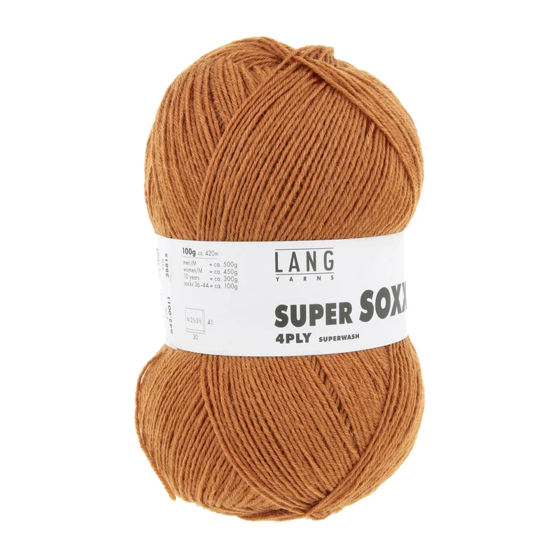 Lang Yarns Super Soxx 4-Fach 0011 Bronze (4-fädig)