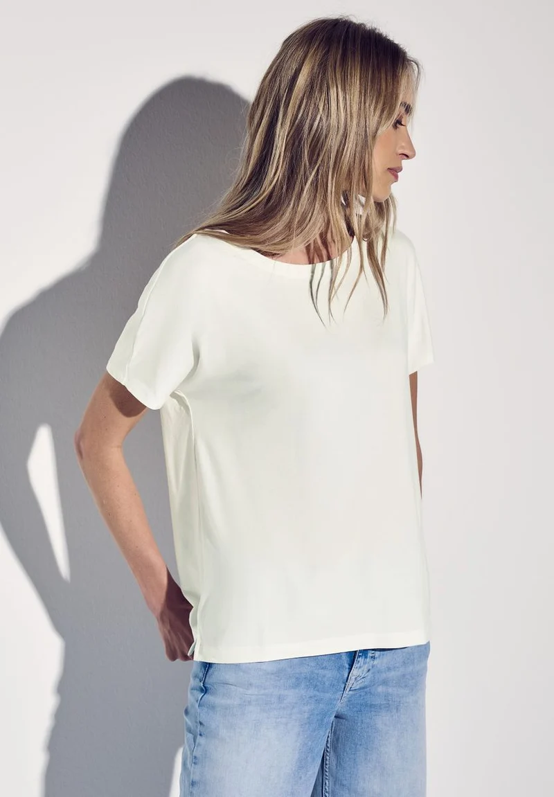 Shirt in Unifarbe