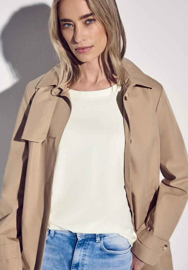 Shirt in Unifarbe