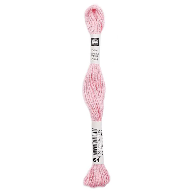 Rico Sticktwist Stickgarn 8 m 054 Rosa