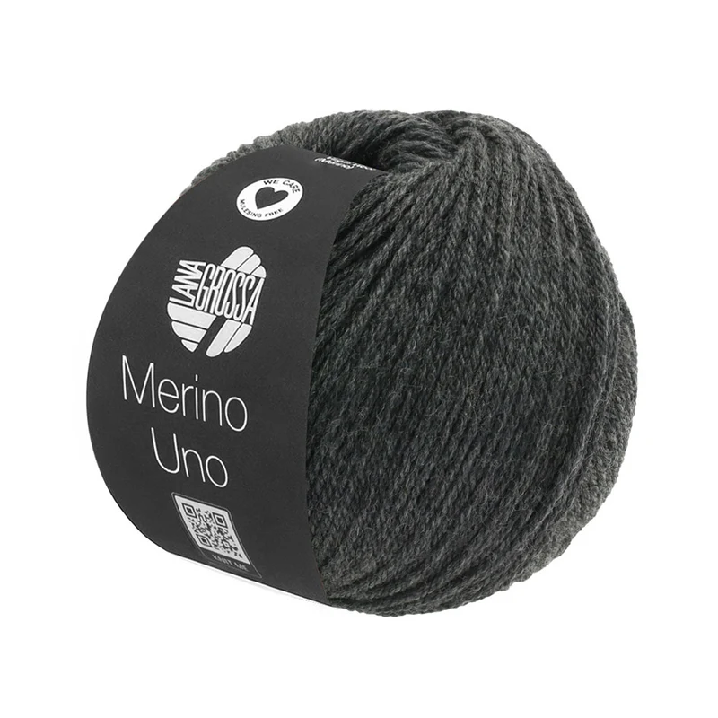 Lana Grossa Merino Uno 011 Dunkelgrau