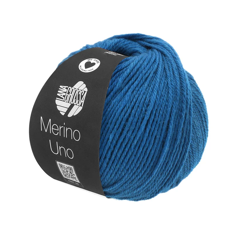 Lana Grossa Merino Uno 024 Enzianblau