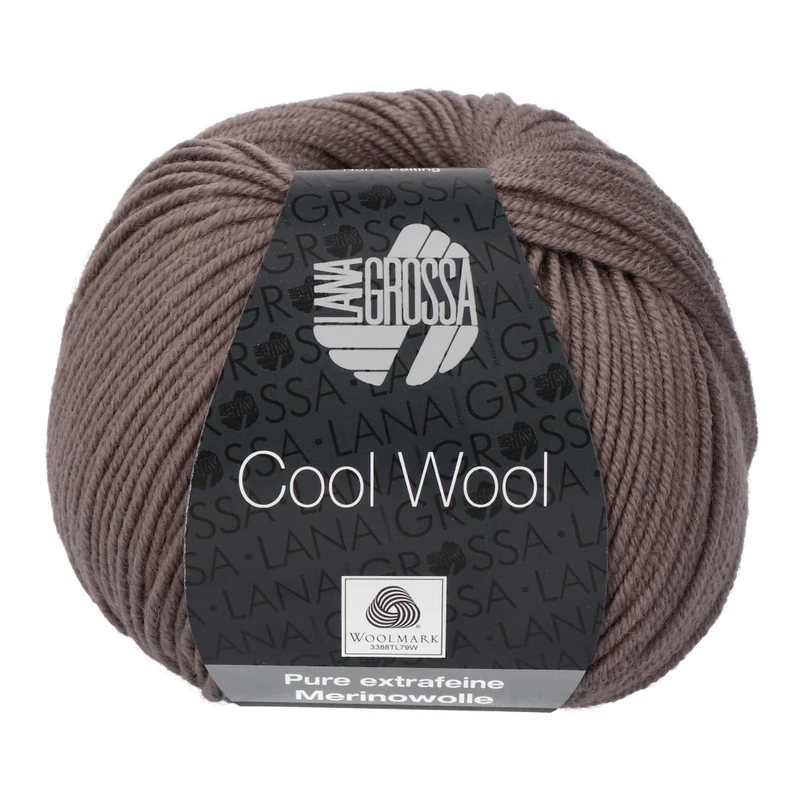 Lana Grossa Cool Wool 558 Graubraun