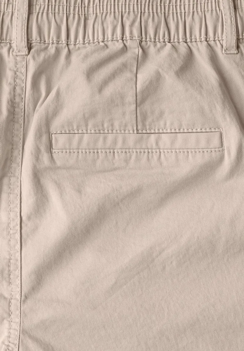 Twill Shorts im Washed-Look