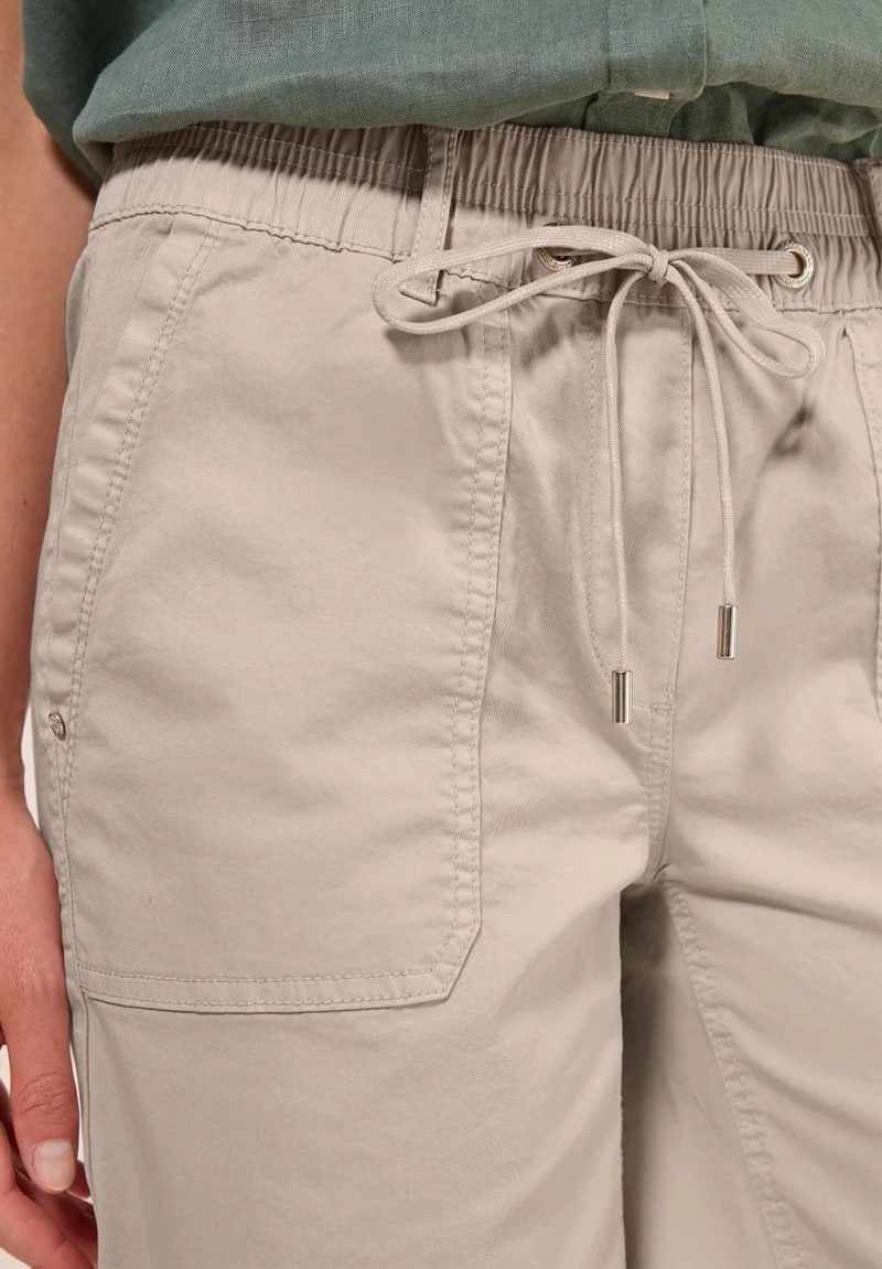 Twill Shorts im Washed-Look