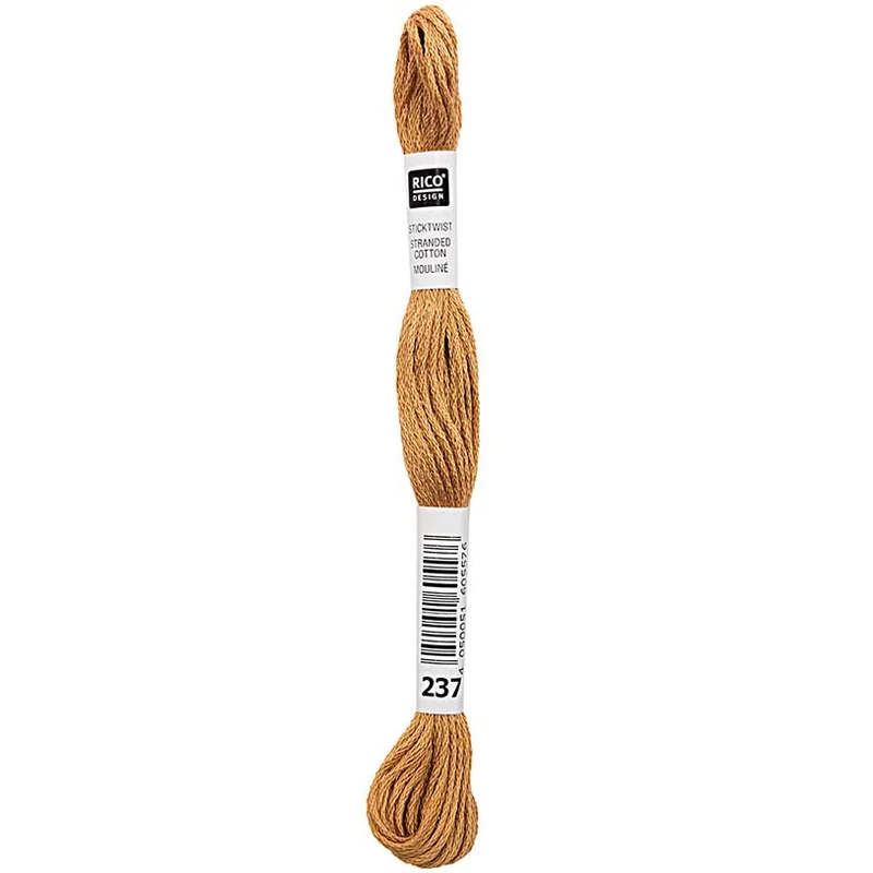 Rico Sticktwist Stickgarn 8 m 237 Senfgelb