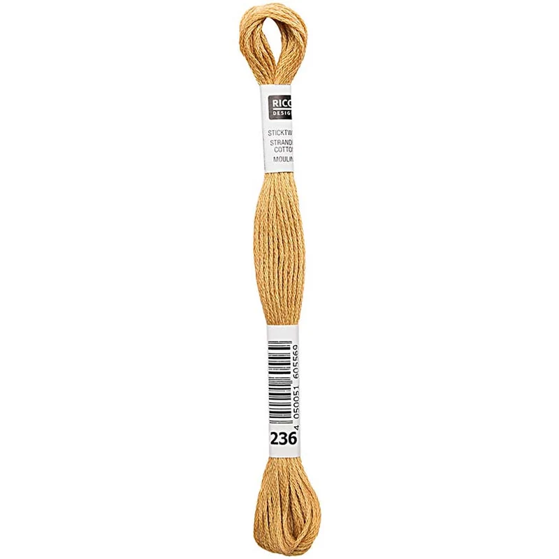 Rico Sticktwist Stickgarn 8 m 236 Mustard