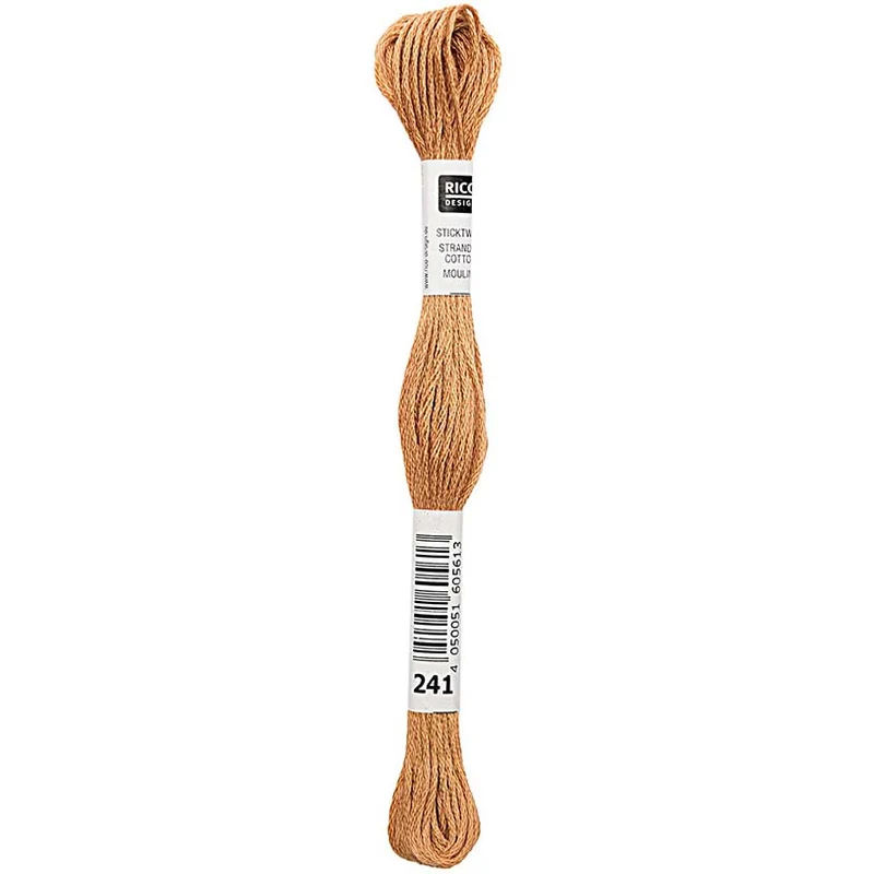 Rico Sticktwist Stickgarn 8 m 241 Ocker