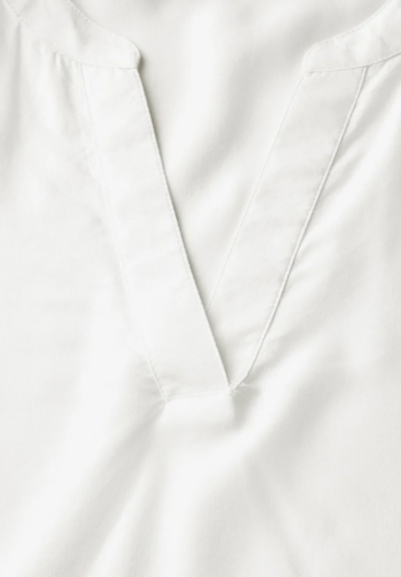 Bluse in Unifarbe