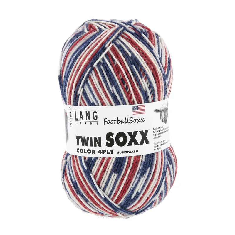 Lang Yarns Twin Soxx 4-fädig FootballSoxx 909 0603 Vereinigte Staaten