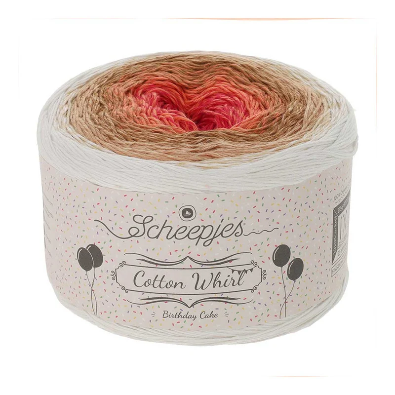 Scheepjes Cotton Whirl Birthday Cake 797 Cutie Pie