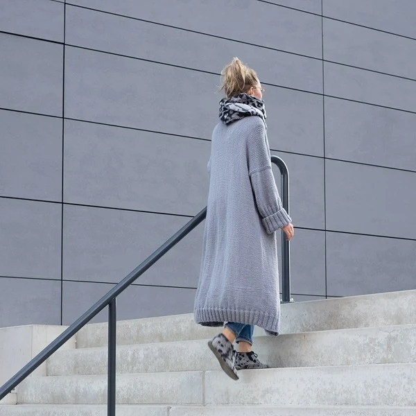 Yarn and Colors Maxi-Strickjacke – Strickpaket