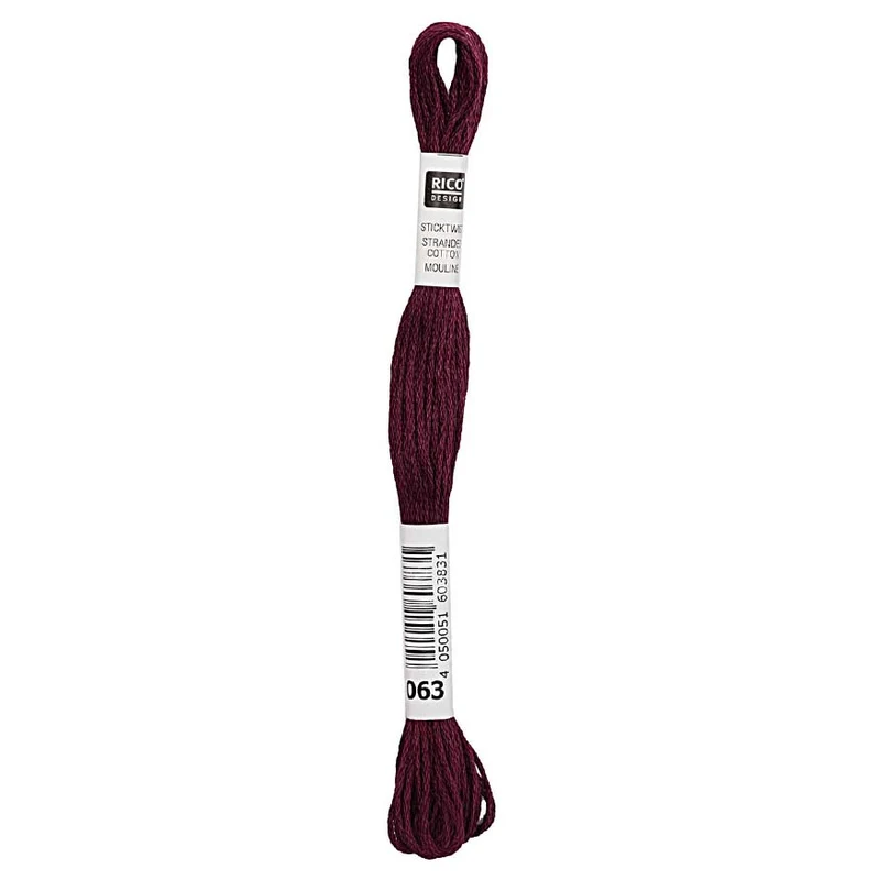 Rico Sticktwist Stickgarn 8 m 063 Fuchsia